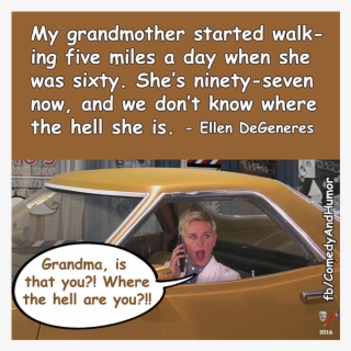 Ellen Degeneres Receives Call From Granny - Tata Nano #9421563