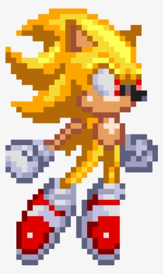 Super Classic Sonic - Classic Dark Super Sonic - 900x1291 PNG Download -  PNGkit