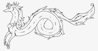 Drawing Fox Spirit - Line Art #9422438