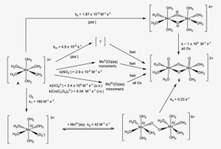 Reaction Pathways For Oxidation Of [mo 6] 3 A To - Diagram #9422917