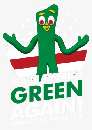 Gumby For President Men's Slim Fit T-shirt - Gumby And Pokey #9423174