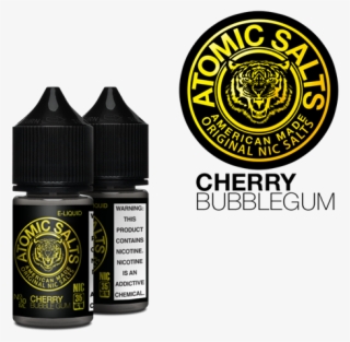 Picture Of Atomic Salts Cherry Bubble Gum 30ml - Atomic Salt E Juice #9423601