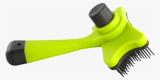 Dog & Cat Hair Brush With Push To Remove Fur Feature - Brush #9424151