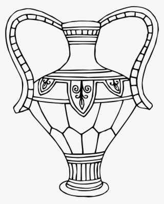 This Free Icons Png Design Of Vase 12 Line Drawing #9424301
