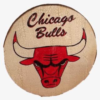 Vintage Style Hand Painted Chicago Bulls Sign Nest - Chicago Bulls #9424592