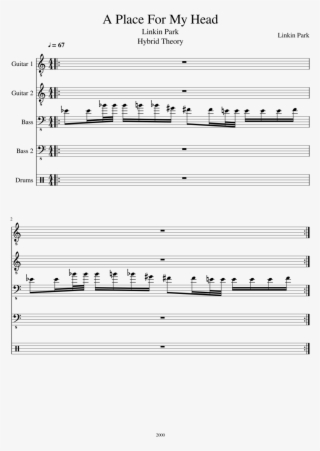 A Place For My Head Slide, Image - Document #9427026