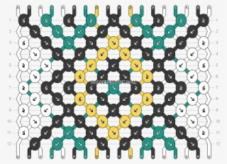 Normal Pattern - Rainbow Zig Zag Friendship Bracelet Pattern #9427214