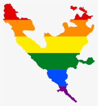 Lgbt Flag Map Of Federation Of Bosnia And Herzegovina - Lgbt Bosnia And Herzegovina #9427221