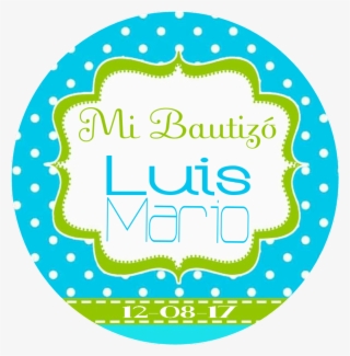 Bautizo Sticker - Circle #9427574