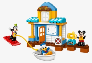 10827 Mickey And Friends Beach House - Mickey Mouse Lego House #9427740