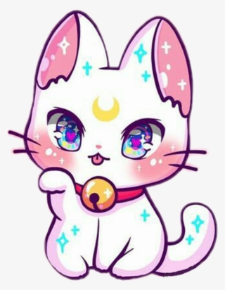 #freetoedit #cute #kawaii #cat #sparkle #magic #manekineko - M Jenni Illustrations Cats #9428043