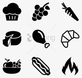 Free Png Meat Icon Png Png Image With Transparent Background - Junk Food Icon White #9428288