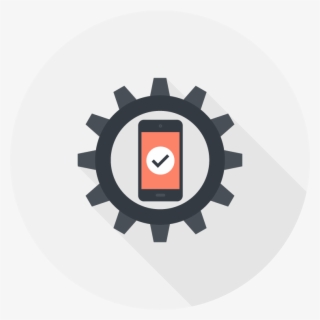 Continuous Improvement & Support Icon - Transparent Background Gear Icon #9428408