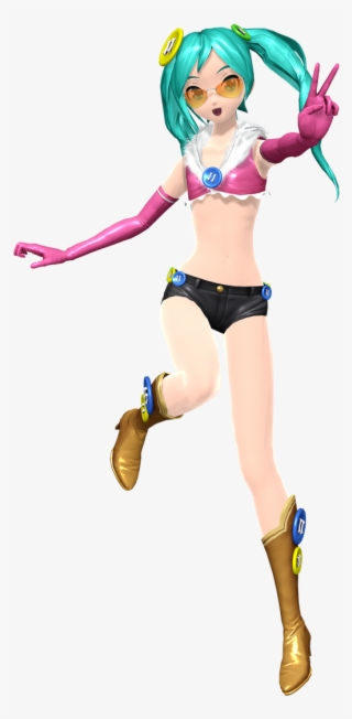 Project Diva Arcade Future Tone Pink Pop As Miku By - Hatsune Miku Pink Pops #9429325