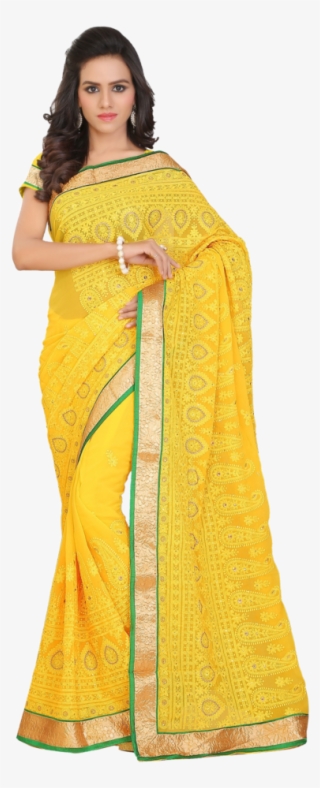 Women Georgette Saree - Silk #9429690