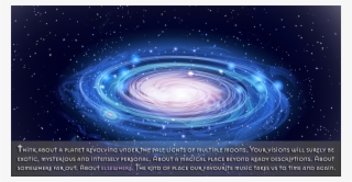 To Launch Menu In Floating Header, Scroll To Bottom - Milky Way #9430497