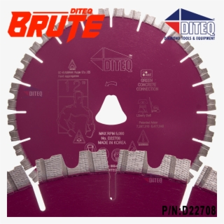 Gc-61 Brute Notched Arix Purple Liberty Bell Blades - Diteq #9430955