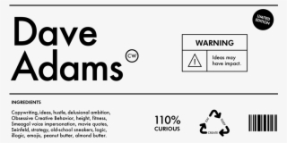 Cover Label Dave-31 - Calligraphy #9432125