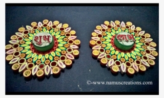 Quilling Wall Decorative Piece - Earrings #9432501