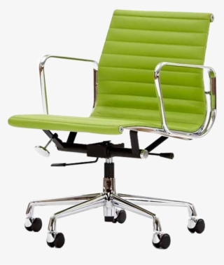 Eames Officechair Ea117 Leather Green - Eames Office Chair Green #9432718