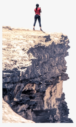 Woman Standing On Mountain Png - Something Good Happens Travel To Celebrate #9432887