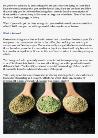 What Kratom Strains Are Best For Energy - Gourd #9433682