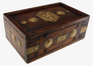 Wooden Puzzle Gift Box - Box #9434278