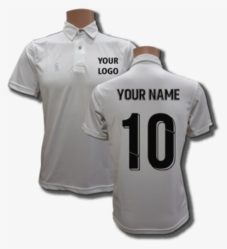 Kids Equus White Cricket Kit Jersey Design Half - Polo Shirt #9434319
