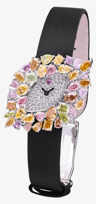 Fancy Color Diamond Ladies' Watch - Analog Watch #9435086