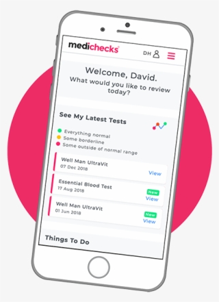 See All Your Results And History In My Medichecks - Iphone #9435465
