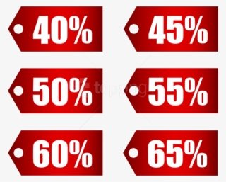Download Red Discount Tags Set Part 2 Clipart Png Photo - 35 Discount Png #9435529