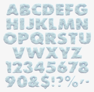 Snow 3d Font - Illustration #9435751