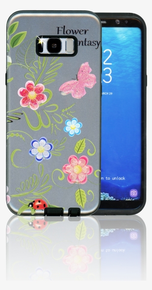 Samsung Galaxy S8 Mm 3d Flower Butterfly - Mobile Phone Case #9437509