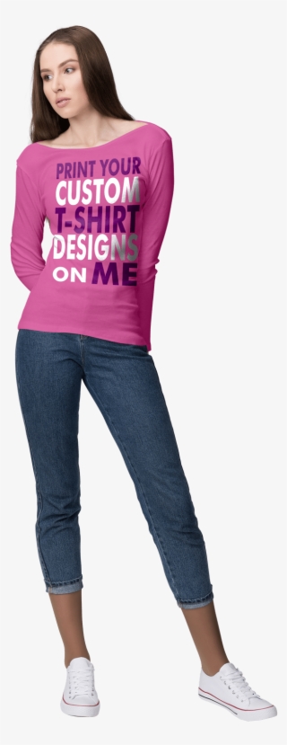 Design Studio - T Shirt Model Png #9438035