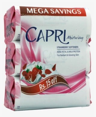 Capri Soap 3x100g Rose Petal & Milk Protein - Capri #9438354