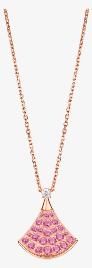 Divas' Dream Necklace Necklace Rose Gold Pink - Locket #9440165