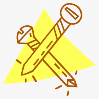 Vector Illustration Of Screw Threaded Fastener Used - Graphic Design #9440951