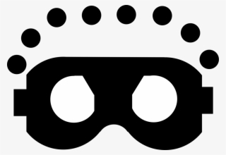 Vector Illustration Of Protective Eyewear Safety Goggles - Circle #9440996