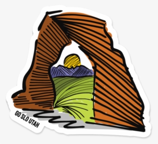 Utah // Arch Views Sticker #9440998