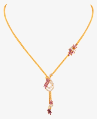 Gold Necklace Designs In 15 Grams - Necklace #9441387