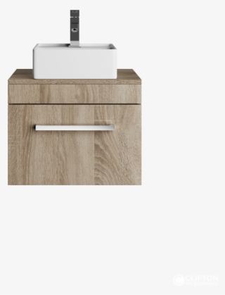 Avior Oak 55cm Wall Mounted Counter @fmavctowm - Drawer #9443139