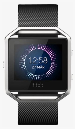 Fitbit - Fitbit Blaze Blue Large #9443687