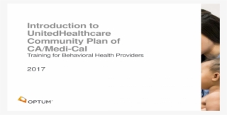 Introduction To Unitedhealthcare Community Plan To - L&l Products #9444701
