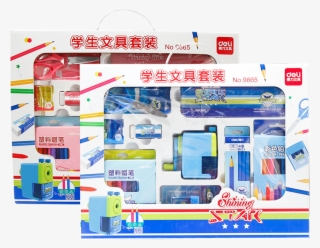 Deli 9665 Student School Supplies Stationery Gift Set - Plan #9446016