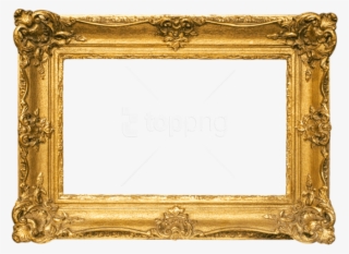 Free Png Best Stock Photos Classic Gold Frame Background - Golden Frame Free Png #9446163