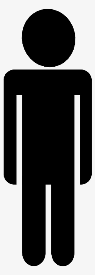 Simple Person Outline - 1 In 3 Women Domestic Abuse #9447434