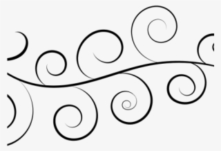 Flourish Clipart Simple - Line Art #9447435