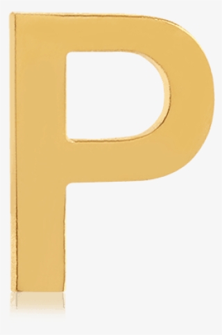 Letter P - Golden Letter P Png #9448117