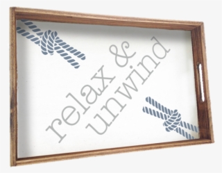 Relax And Unwind Tray By Rustic Marlin Home Decor - Agencia Simple #9448247