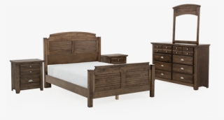 Image For Brown Birch Wood Bedroom Set - Chambre A Coucher Brault Et Martineau #9448984